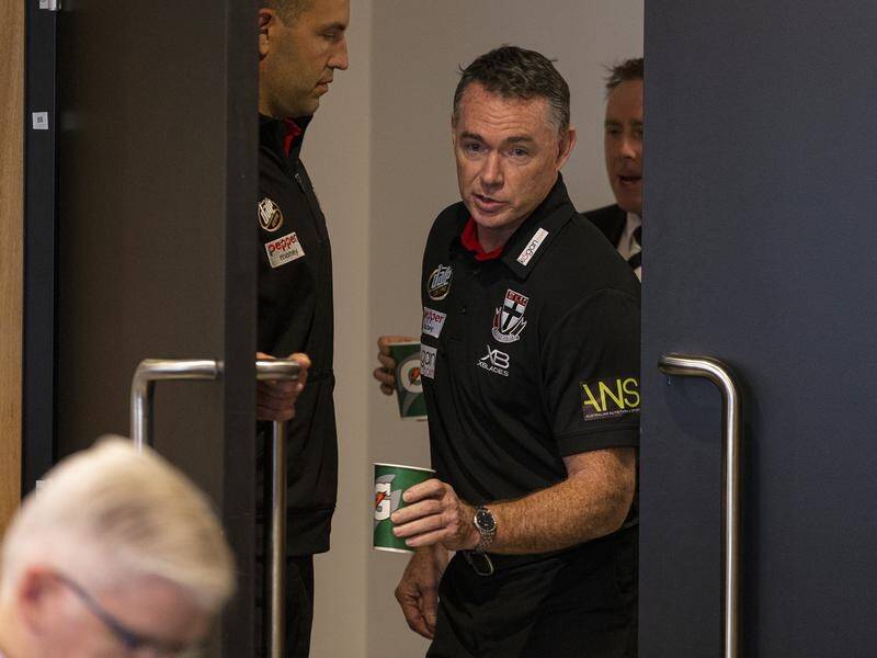 Ex-Saints coach Alan Richardson is back through the AFL doors and will be with the Demons in 2020.