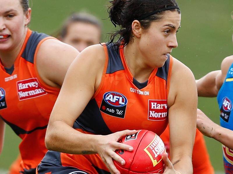 GWS forward Bec Privitelli is making the most of her third chance in the AFLW with the Giants.