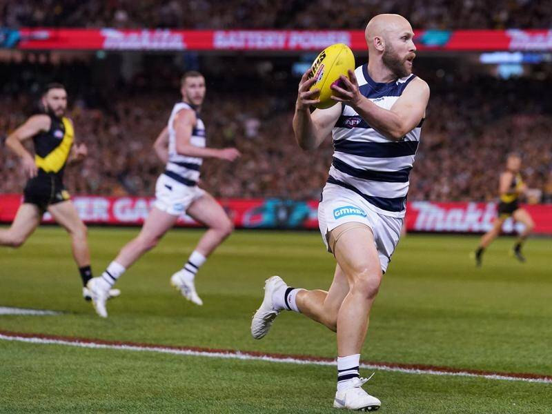 Gary Ablett had 21 disposals and kicked a goal in Geelong's preliminary final loss to Richmond.