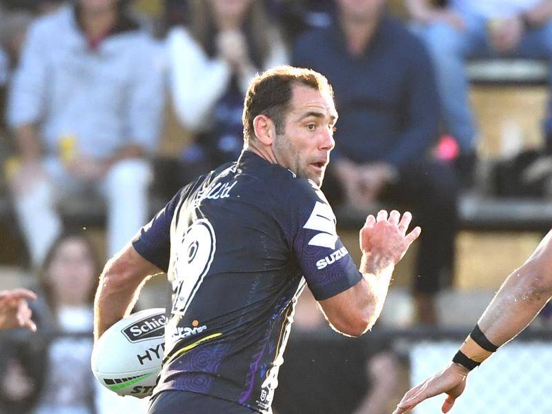 Melbourne's Cameron Smith will miss up to three weeks of NRL action because of a shoulder injury.