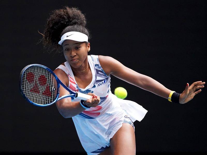 Naomi Osaka has made a winning start to her Australian Open title defence.