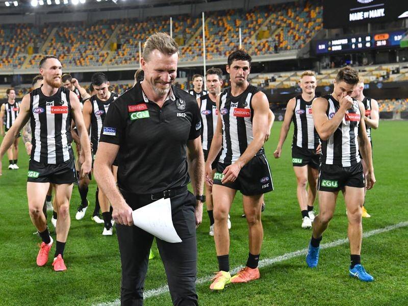 Collingwood coach Nathan Buckley is priming his team for a boilover against West Coast.