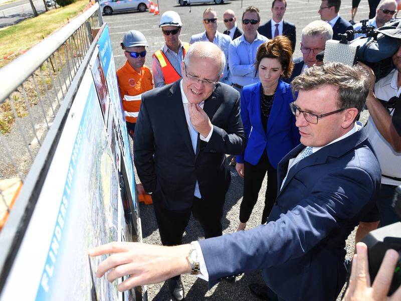 Scott Morrison has announced a deal with South Australia to fast-track road and rail projects.