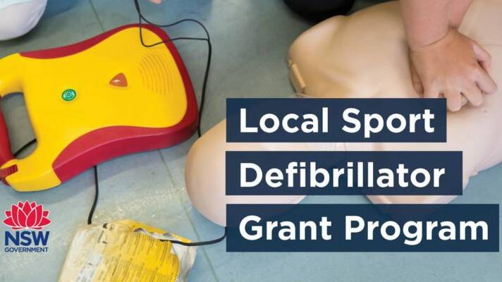 Sporting clubs now eligible for life saving grant