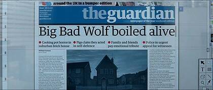 Big, big wolf? ... The Guardian imagines what today's headlines would look like.